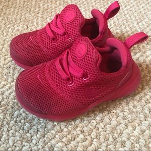 Girls Toddler sz 7 GUC pink Nikes